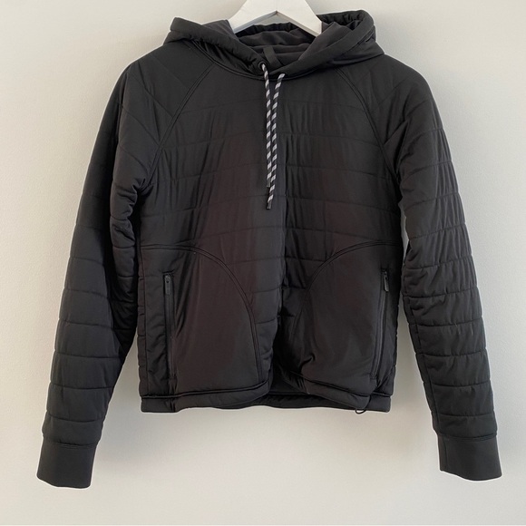 Lululemon Womens Dynamic Movement Black Jacket Hoodie Size 4 - Picture 4 of 9